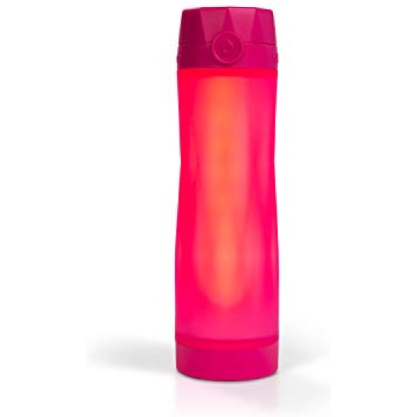 Hidrate Spark 3 Smart Water Bottle, Tracks Water Intake and Glows to Remind You to Stay Hydrated, BPA Free, 20 oz, Berry