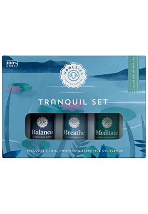 Woolzies Tranquil Essential Oil Set | Incl. Meditate, Balance, Breathe Blend | Promotes Grounding, Relaxing, Tranquility | Diffuse/Skin